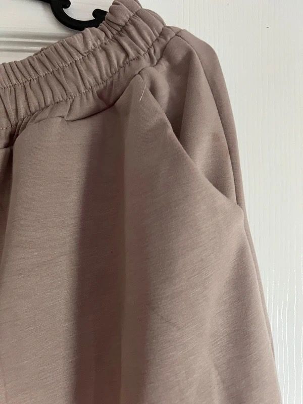 Beige Sweatshirt And Sweatpants Set image 5